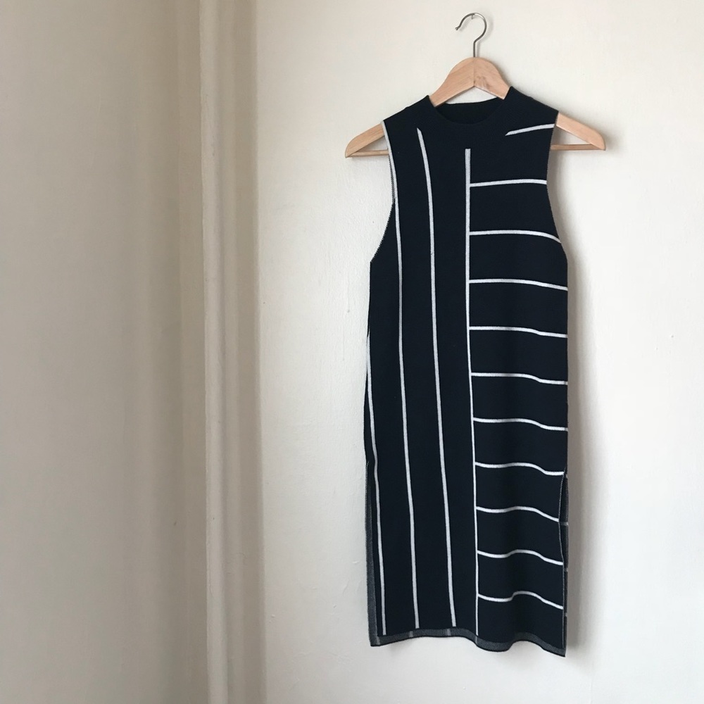 Topshop sweater tunic with side slits